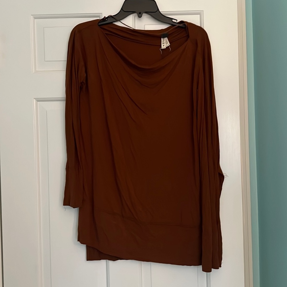 Free people burnt Orange/brown long sleeve